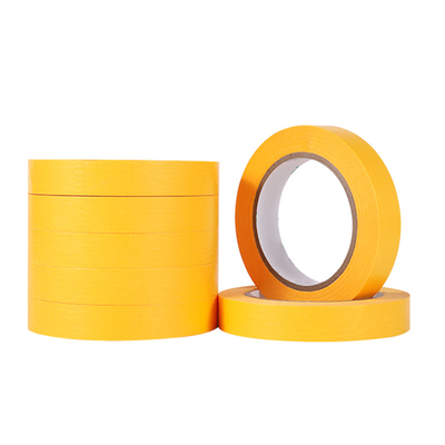 12mm-72mm Industrial Masking Gold Painters Tape High Temperature Spray Painting Protection