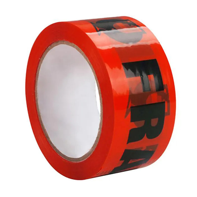 OPP die Zelfklevende van de Douanelogo printed clear fragile plastic Bopp van het Cello Jumbobroodje Verschepende de Verpakkingsband verpakken
